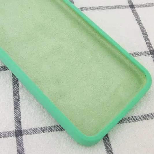 Silicone Case Square Full Camera Protective (AA) NOLOGO для Apple iPhone 7 plus / 8 plus (5.5") Зелений / Spearmint - зображення 2 