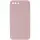 Silicone Case Square Full Camera Protective (AA) NOLOGO для Apple iPhone 7 plus / 8 plus (5.5") Рожевий / Pink Sand