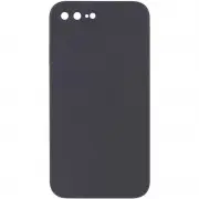 Silicone Case Square Full Camera Protective (AA) NOLOGO для Apple iPhone 7 plus / 8 plus (5.5") Сірий / Dark Gray