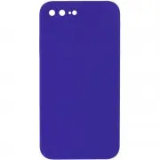 Silicone Case Square Full Camera Protective (AA) NOLOGO для Apple iPhone 7 plus / 8 plus (5.5") Фіолетовий / Ultra Violet