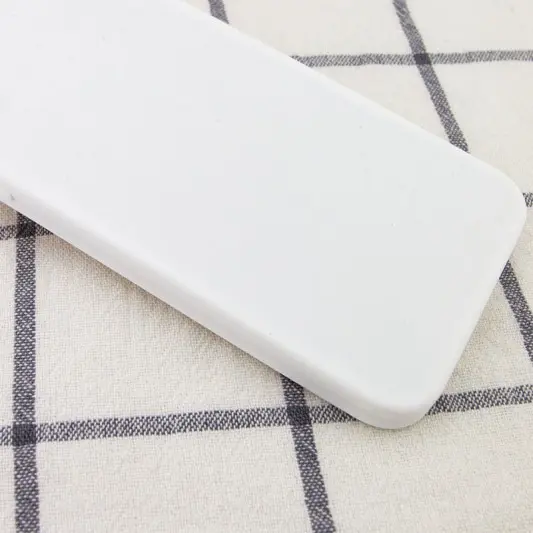 Silicone Case Square Full Camera Protective (AA) NOLOGO для Apple iPhone XR (6.1") Білий / White - зображення 1 