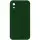 Silicone Case Square Full Camera Protective (AA) NOLOGO для Apple iPhone XR (6.1") Зелений / Army green