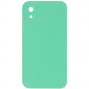 Silicone Case Square Full Camera Protective (AA) NOLOGO для Apple iPhone XR (6.1") Зелений / Spearmint