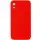Silicone Case Square Full Camera Protective (AA) NOLOGO для Apple iPhone XR (6.1") Червоний / Red
