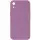 Silicone Case Square Full Camera Protective (AA) NOLOGO для Apple iPhone XR (6.1") Ліловий / Lilac Pride