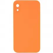 Silicone Case Square Full Camera Protective (AA) NOLOGO для Apple iPhone XR (6.1") Помаранчевий / Papaya