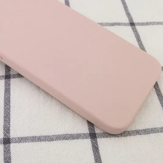 Silicone Case Square Full Camera Protective (AA) NOLOGO для Apple iPhone XR (6.1") Розовый / Pink Sand - изображение 1