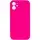 Silicone Case Square Full Camera Protective (AA) NOLOGO для Apple iPhone 11 (6.1") Рожевий / Barbie pink