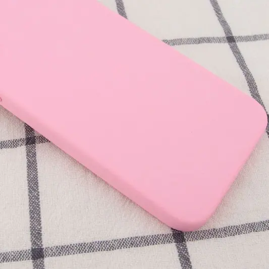 Silicone Case Square Full Camera Protective (AA) NOLOGO для Apple iPhone 11 (6.1") Рожевий / Light pink - зображення 1 