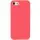 Чохол Silicone Case Full Protective (AA) NO LOGO для Apple iPhone SE (2020) Кавуновий / Watermelon red