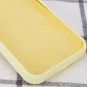 Чехол Silicone Case Full Protective (AA) NO LOGO для Apple iPhone 14 Pro Max (6.7") Желтый / Mellow Yellow