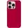 Чехол Silicone Case Full Protective (AA) NO LOGO для Apple iPhone 14 Pro Max (6.7") Красный / Rose Red