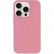 Чехол Silicone Case Full Protective (AA) NO LOGO для Apple iPhone 15 Pro (6.1") Розовый / Light pink
