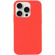 Чехол Silicone Case Full Protective (AA) NO LOGO для Apple iPhone 15 Pro Max (6.7") Арбузный / Watermelon red