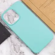 Чехол Silicone Case Full Protective (AA) NO LOGO для Apple iPhone 15 Pro Max (6.7") Бирюзовый / Marine Green