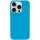 Чехол Silicone Case Full Protective (AA) NO LOGO для Apple iPhone 15 Pro Max (6.7") Голубой / Blue