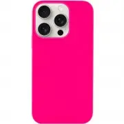 Чехол Silicone Case Full Protective (AA) NO LOGO для Apple iPhone 15 Pro Max (6.7") Розовый / Barbie pink