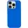 Чехол Silicone Case Full Protective (AA) NO LOGO для Apple iPhone 15 Pro Max (6.7") Синий / Capri Blue