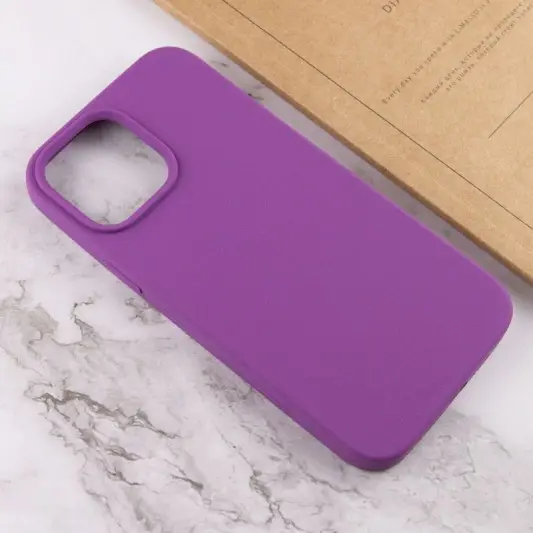 Чохол Silicone Case Full Protective (AA) NO LOGO для Apple iPhone 15 Pro Max (6.7") Фіолетовий / Grape - зображення 2 