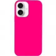Чохол Silicone Case Full Protective (AA) NO LOGO для Apple iPhone 16 (6.1") Рожевий / Barbie pink