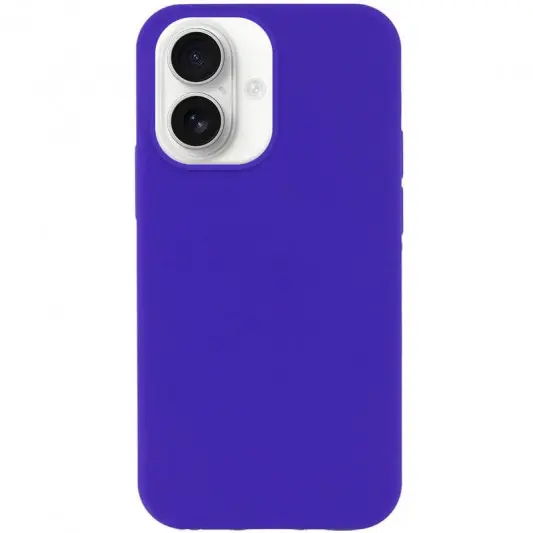 Чохол Silicone Case Full Protective (AA) NO LOGO для Apple iPhone 16 (6.1") Фіолетовий / Ultra Violet