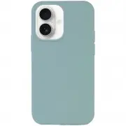 Чехол Silicone Case Full Protective (AA) NO LOGO для Apple iPhone 16 (6.1") Бирюзовый / Turquoise