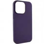 Чехол Silicone Case Full Protective (AA) NO LOGO для Apple iPhone 16 Pro (6.3") Фиолетовый / Elderberry