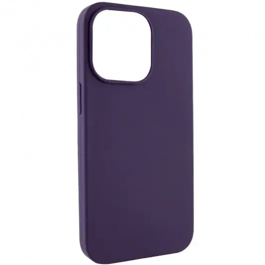 Чехол Silicone Case Full Protective (AA) NO LOGO для Apple iPhone 16 Pro (6.3") Фиолетовый / Elderberry - изображение 1