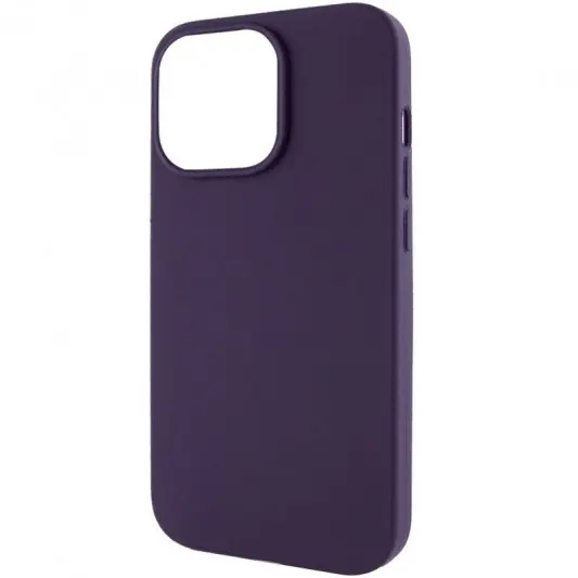 Чехол Silicone Case Full Protective (AA) NO LOGO для Apple iPhone 16 Pro (6.3") Фиолетовый / Elderberry - изображение 2