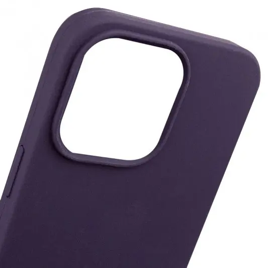 Чехол Silicone Case Full Protective (AA) NO LOGO для Apple iPhone 16 Pro (6.3") Фиолетовый / Elderberry - изображение 5