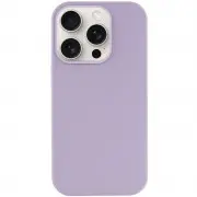 Чехол Silicone Case Full Protective (AA) NO LOGO для Apple iPhone 16 Pro (6.3") Сиреневый / Lilac