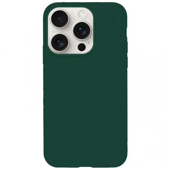 Чохол Silicone Case Full Protective (AA) NO LOGO для Apple iPhone 16 Pro (6.3") Зелений / Forest green