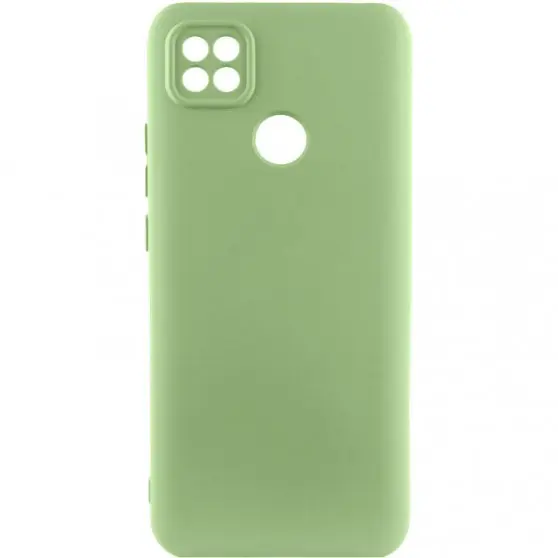 Чехол TPU GETMAN Liquid Silk Full Camera для Xiaomi Redmi 9C Зеленый / Pistachio