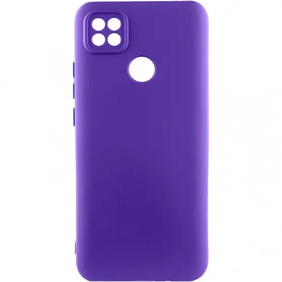 Чехол TPU GETMAN Liquid Silk Full Camera для Xiaomi Redmi 9C Синий / Iris