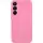 Чехол TPU GETMAN Liquid Silk Full Camera для Samsung Galaxy S23 FE Розовый / Pink