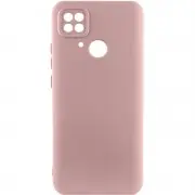 Чохол TPU GETMAN Liquid Silk Full Camera для Xiaomi Redmi 10C Рожевий / Pink Sand