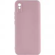 Чохол TPU GETMAN Liquid Silk Full Camera для Xiaomi Redmi 9A Рожевий / Pink Sand