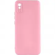 Чохол TPU GETMAN Liquid Silk Full Camera для Xiaomi Redmi 9A Рожевий / Pink