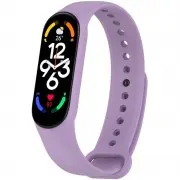 Силіконовий ремінець для Xiaomi Mi Band 7/6/5/4/3 Бузковий / Elegant Purple