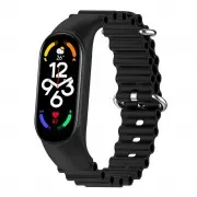 Ремешок Ocean Band для Xiaomi Mi Band 9/8 Черный / Black