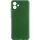Чехол TPU GETMAN Liquid Silk Full Camera для Samsung Galaxy A04 Зеленый / Dark green
