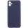 Чехол TPU GETMAN Liquid Silk Full Camera для Samsung Galaxy A04 Синий / Midnight Blue