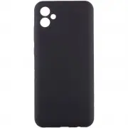Чехол TPU GETMAN Liquid Silk Full Camera для Samsung Galaxy A04 Черный / Black