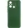 Чехол TPU GETMAN Liquid Silk Full Camera для Xiaomi Redmi 12C Зеленый / Dark green
