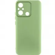 Чехол TPU GETMAN Liquid Silk Full Camera для Xiaomi Redmi 12C Зеленый / Pistachio