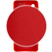 Чехол TPU GETMAN Liquid Silk Full Camera для Xiaomi Redmi 12C Красный / Red