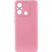 Чехол TPU GETMAN Liquid Silk Full Camera для Xiaomi Redmi 12C Розовый / Pink
