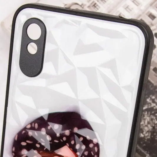 TPU+PC чохол Prisma Ladies для Xiaomi Redmi 9A Girl in a hat - зображення 4 