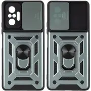 Ударостійкий чохол Camshield Serge Ring для Xiaomi Redmi Note 10 Pro / 10 Pro Max Зелений