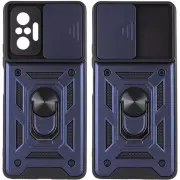 Ударостійкий чохол Camshield Serge Ring для Xiaomi Redmi Note 10 Pro / 10 Pro Max Синій
